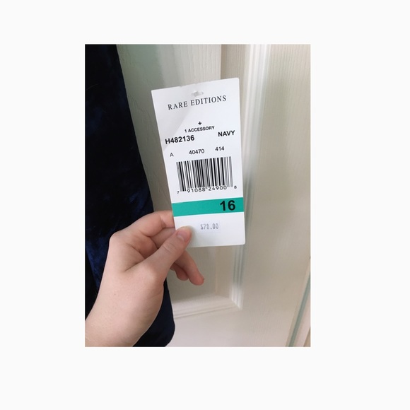 Velvet, Navy Dress- Never worn, with tag! - Picture 3 of 3